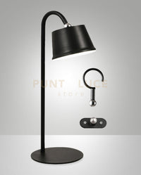 ARMANDA KIT COMPLETO ILLUMINATORE NERO  A LED 3W 3000K 320LM DIMMERABILE E ORIENTABILE RICARICABILE IP54