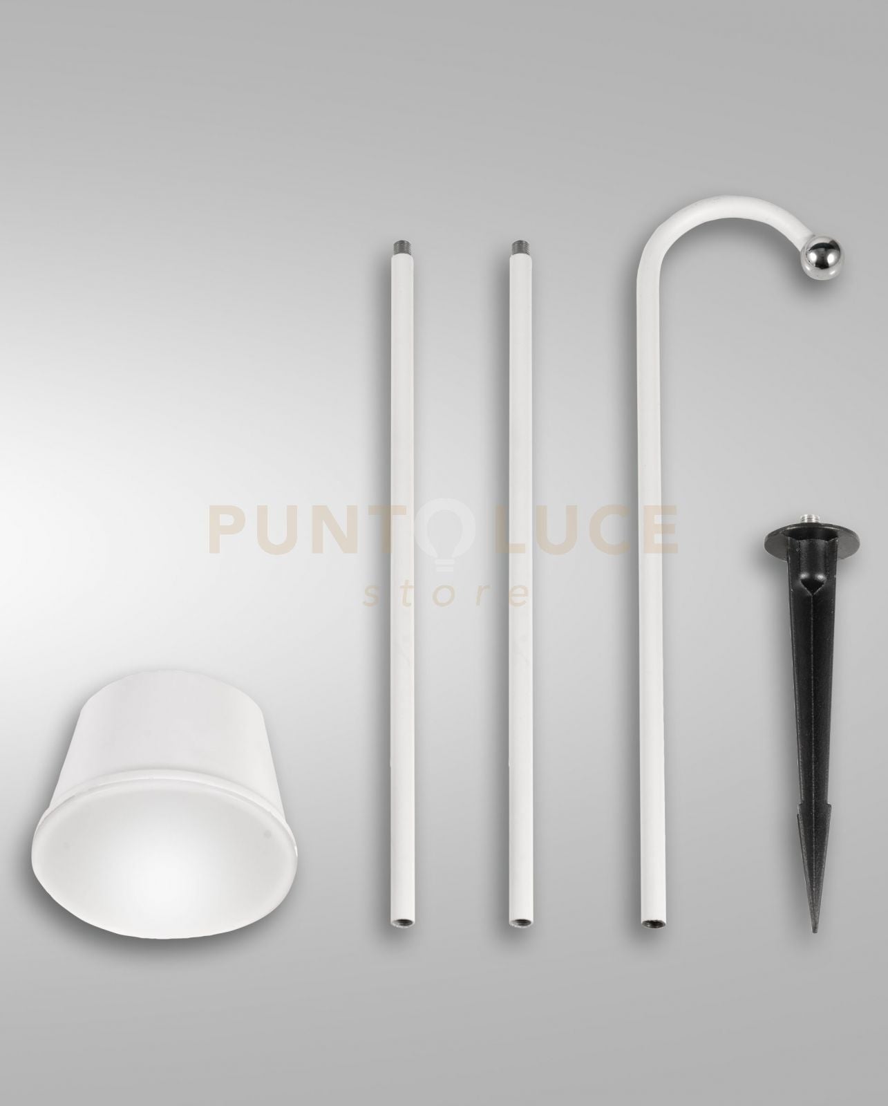 ARMANDA KIT GARDEN BIANCO A LED 3W 3000K 320LM DIMMERABILE E ORIENTABILE RICARICABILE IP54