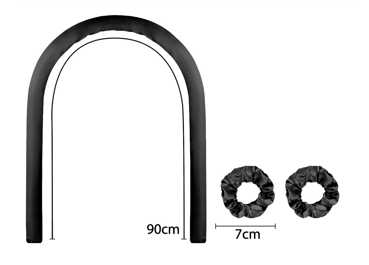 Tubo Arricciacapelli Senza Calore Capelli Ricci Boccoli In Seta In Tinta Unita - Arricciacapelli - Bianco