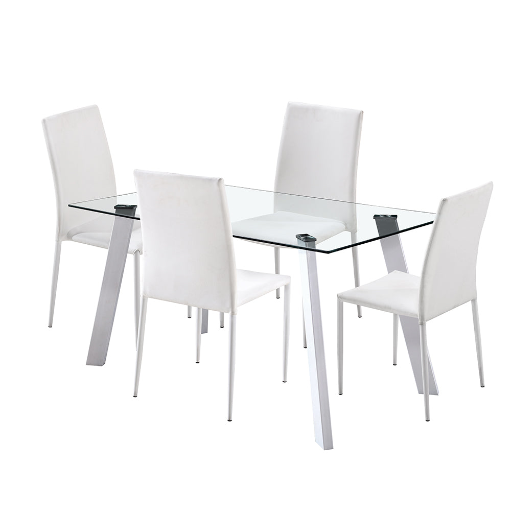 Tavolo Just Gambe Bianche