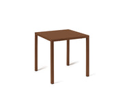 Tavolo Tetris 80X80 Corten per soggriono, arredo bar ed esterni