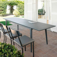 Tavolo Mogan All.200/260X80 Bronzo per soggriono, arredo bar ed esterni