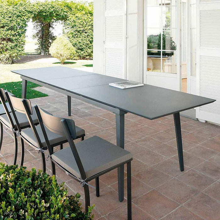 Tavolo Mogan All.200/260X80 Bronzo per soggriono, arredo bar ed esterni