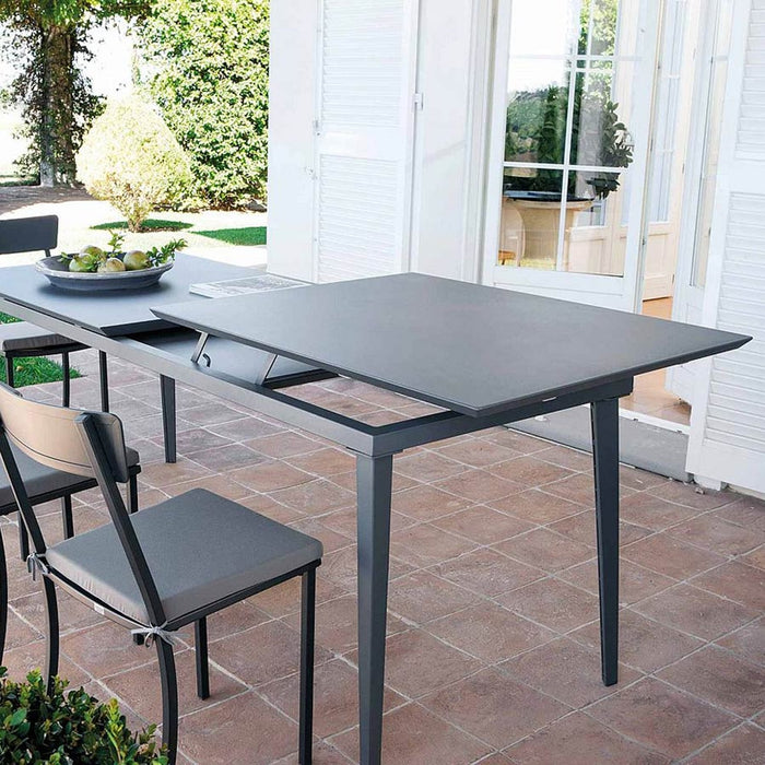 Tavolo Mogan All.200/260X80 Bronzo per soggriono, arredo bar ed esterni