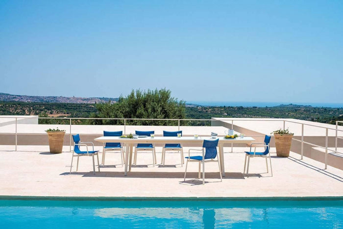 Tavolo Imperial All. Bianco Raggr. 220+110X110X76