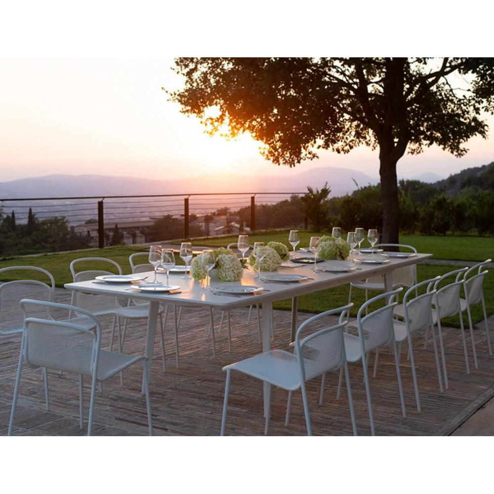 Tavolo Imperial All. Bianco Raggr. 220+110X110X76