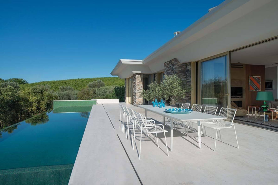 Tavolo Imperial All. Bianco Raggr. 220+110X110X76