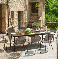 Tavolo Imperial All. Antracite 220+110X110X76