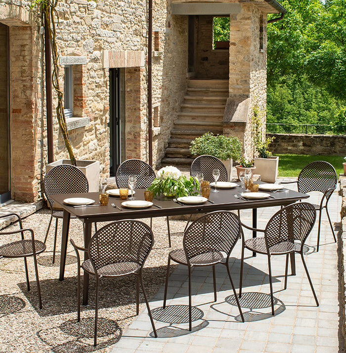 Tavolo Imperial All. Antracite 220+110X110X76