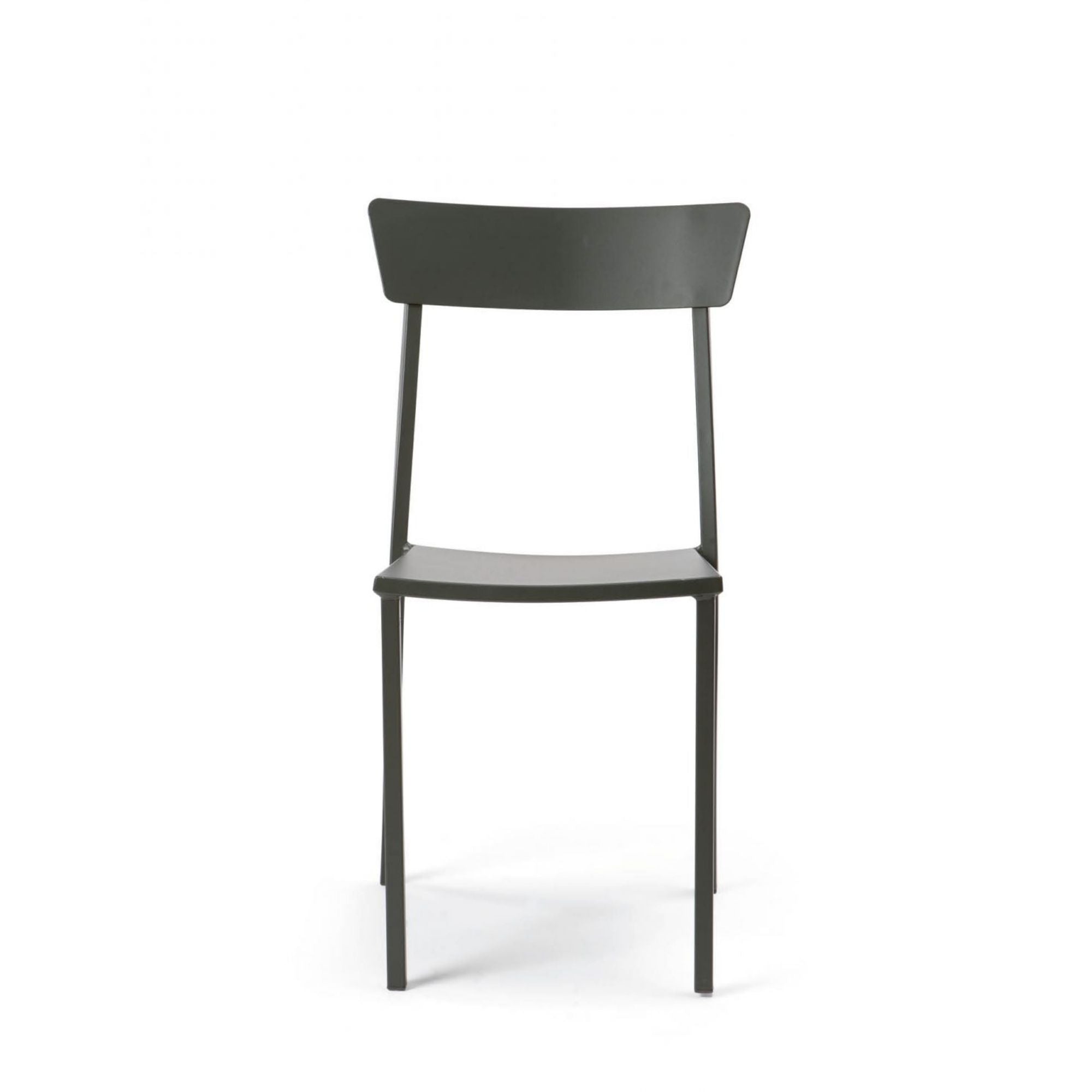 Set Da 4, Sedia Canada Nera Impilabile