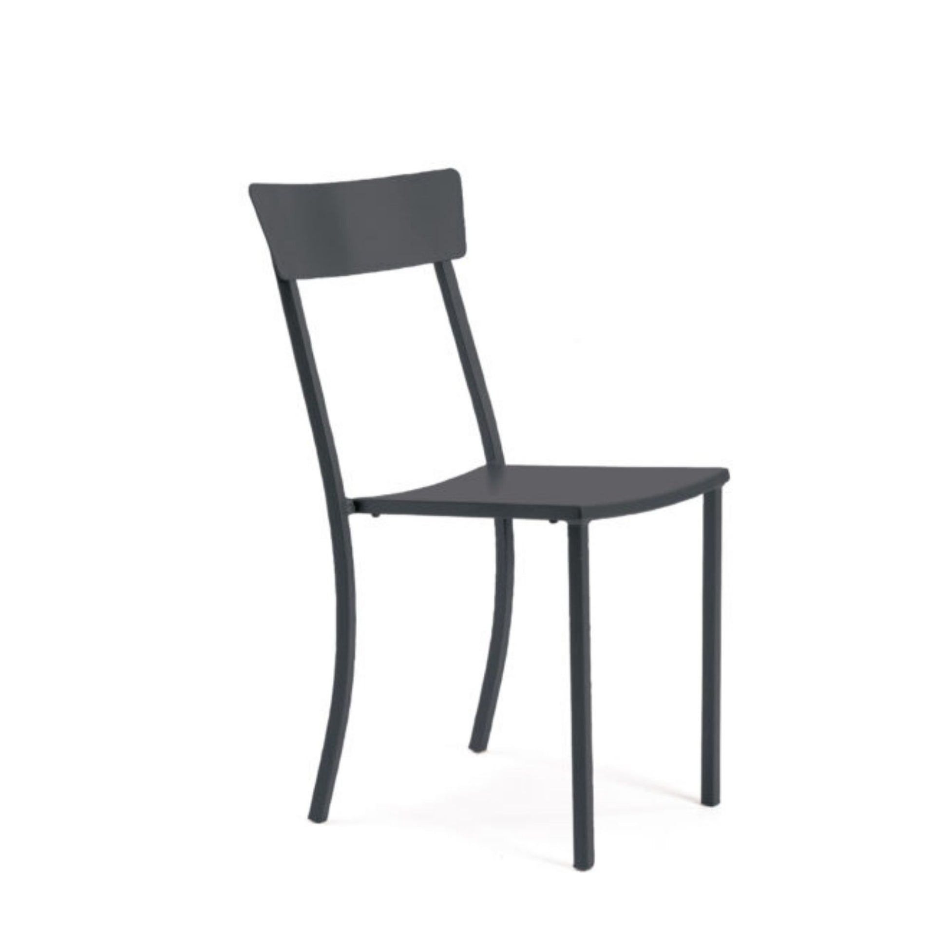 Set Da 4, Sedia Canada Nera Impilabile