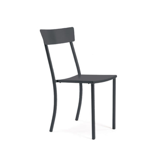 Set Da 4, Sedia Canada Nera Impilabile