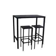 Tavolo Cayes Alto Nero H110