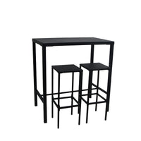 Tavolo Cayes Alto Nero H110