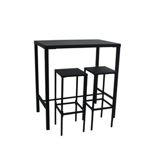 Tavolo Cayes Alto Nero H110