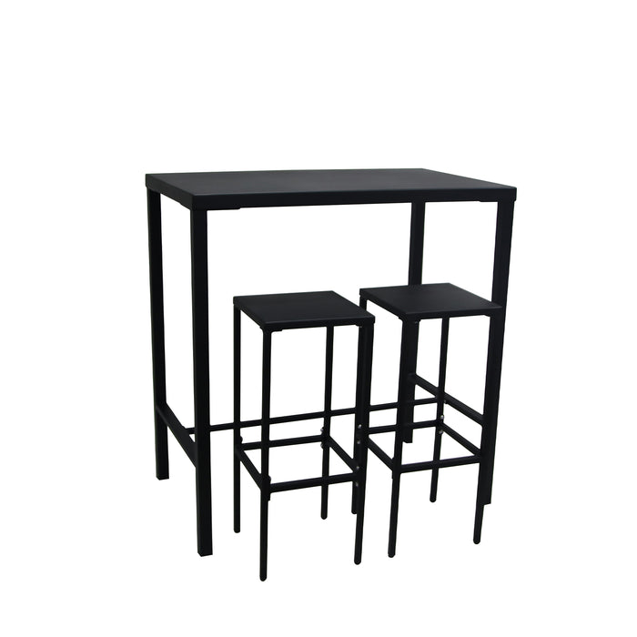 Tavolo Cayes Alto Nero H110