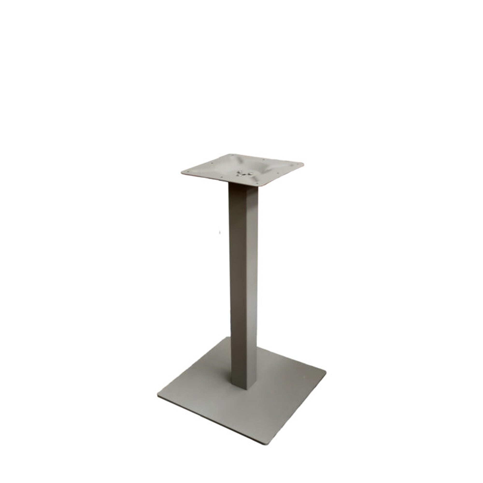 Base A Piastra Piatta Acciaio Tortora