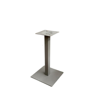 Base A Piastra Piatta Acciaio Tortora