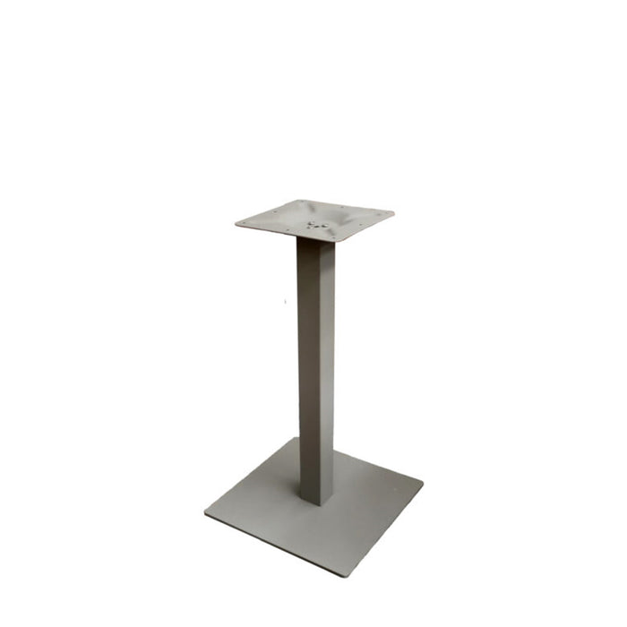 Base A Piastra Piatta Acciaio Tortora