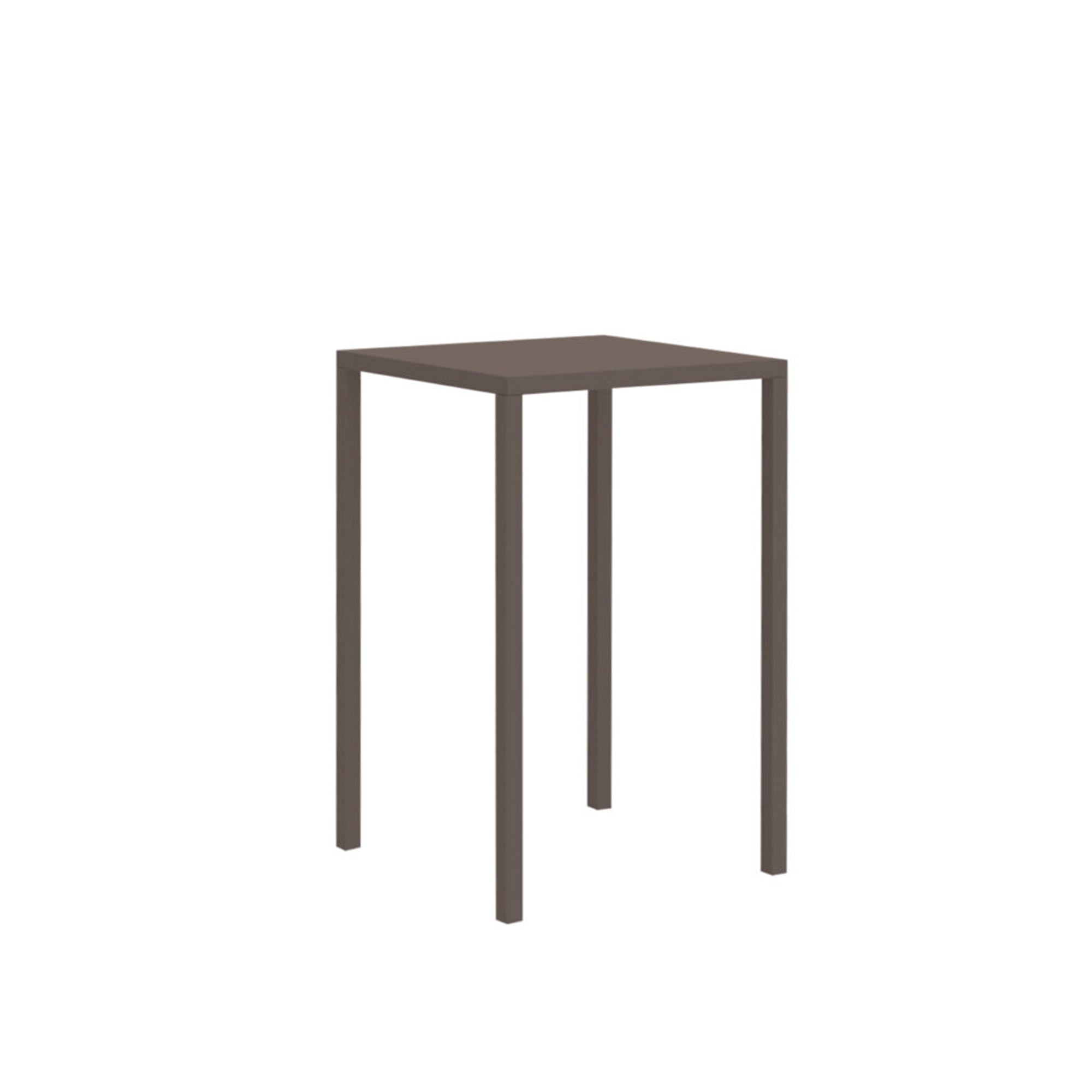 Tavolo Tetris New 70X70 H110 Marrone Cuoio