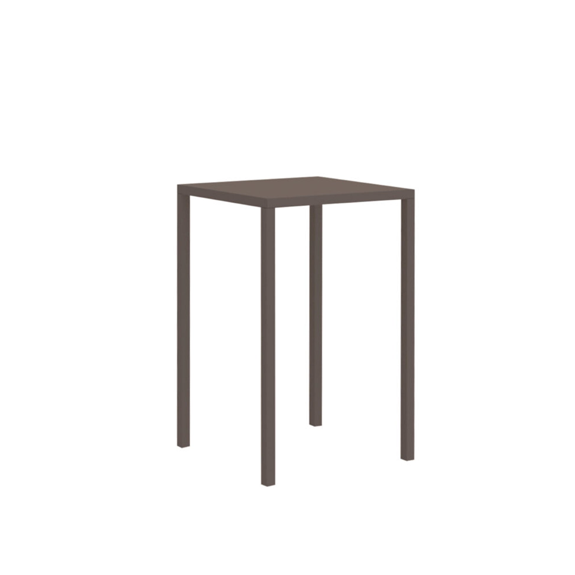 Tavolo Tetris New 70X70 H110 Marrone Cuoio