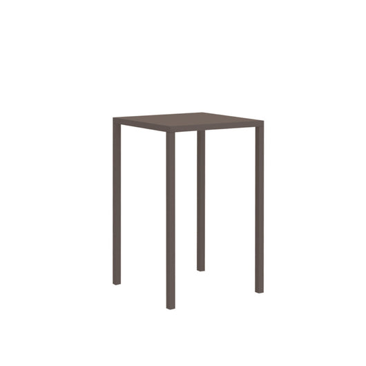 Tavolo Tetris New 70X70 H110 Marrone Cuoio