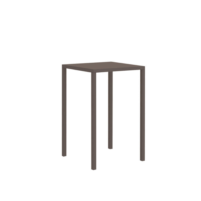 Tavolo Tetris New 70X70 H110 Marrone Cuoio