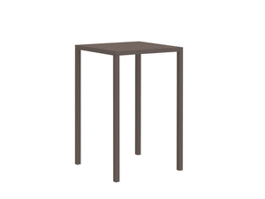 Tavolo Tetris New 80X80 H110 Marrone Cuoio