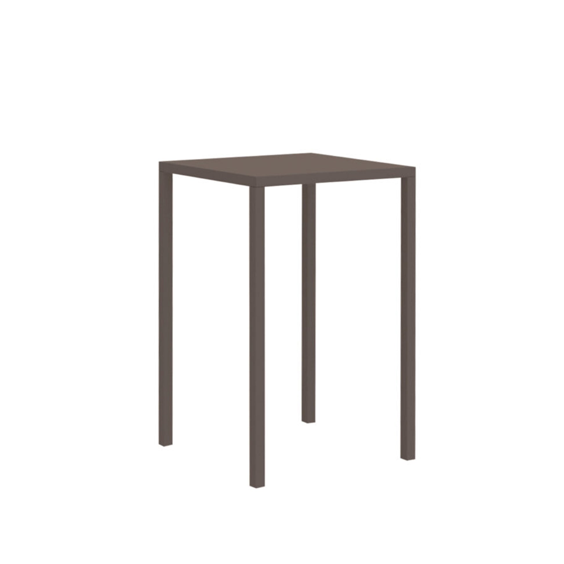 Tavolo Tetris New 80X80 Marrone Cuoio