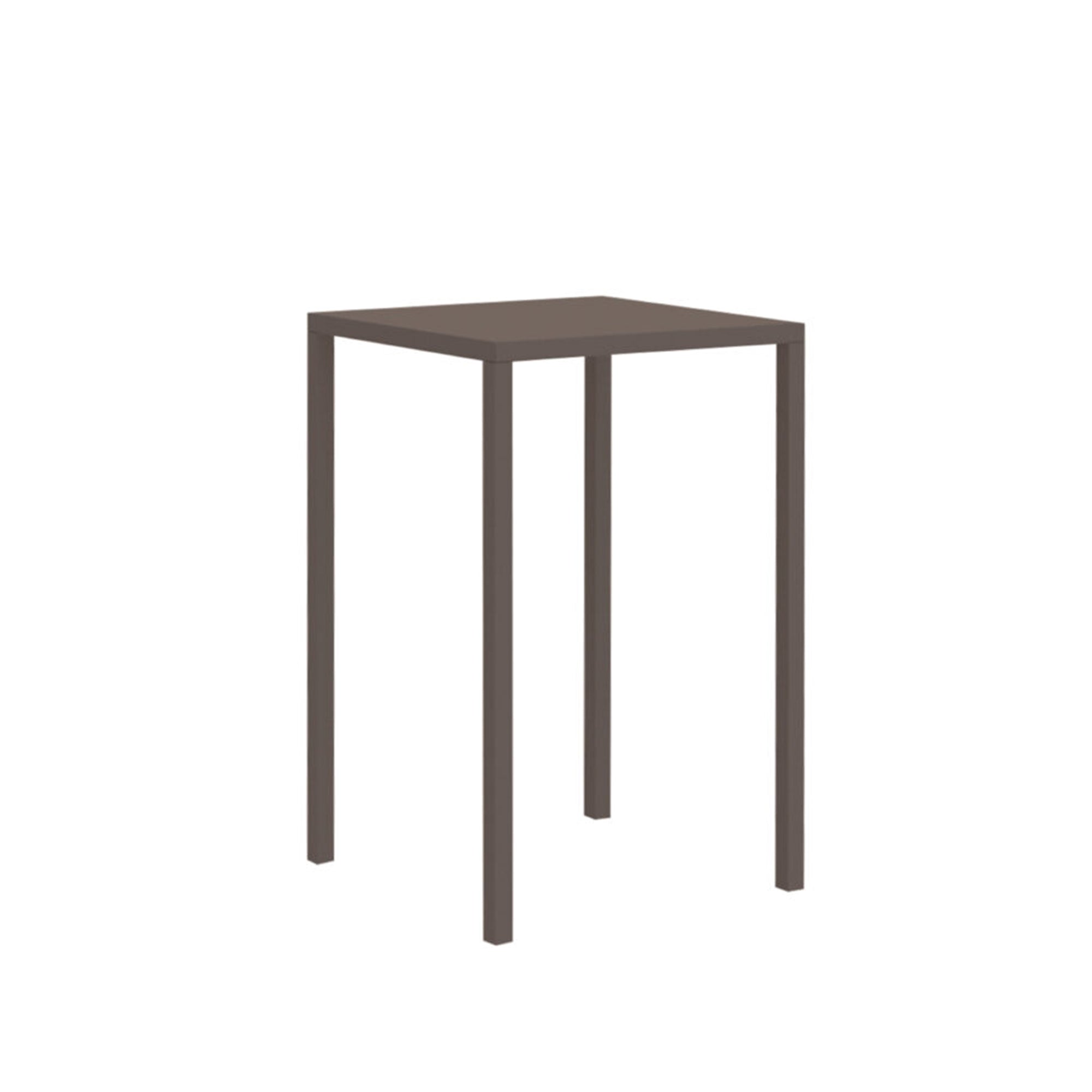 Tavolo Tetris New 80X80 Marrone Cuoio