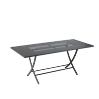 Tavolo Vegas 185X85 Nero Con Decoro