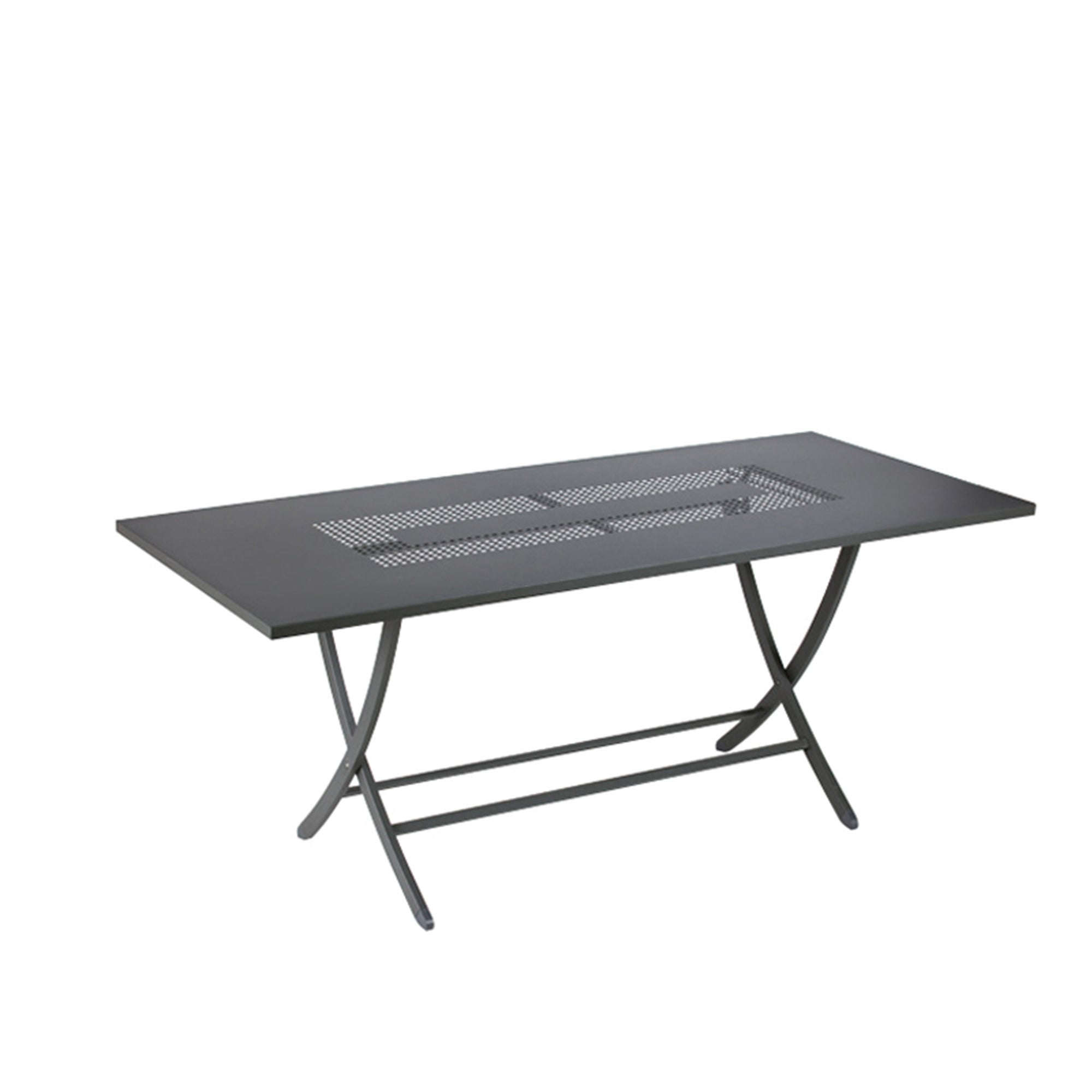 Tavolo Vegas 185X85 Nero Con Decoro