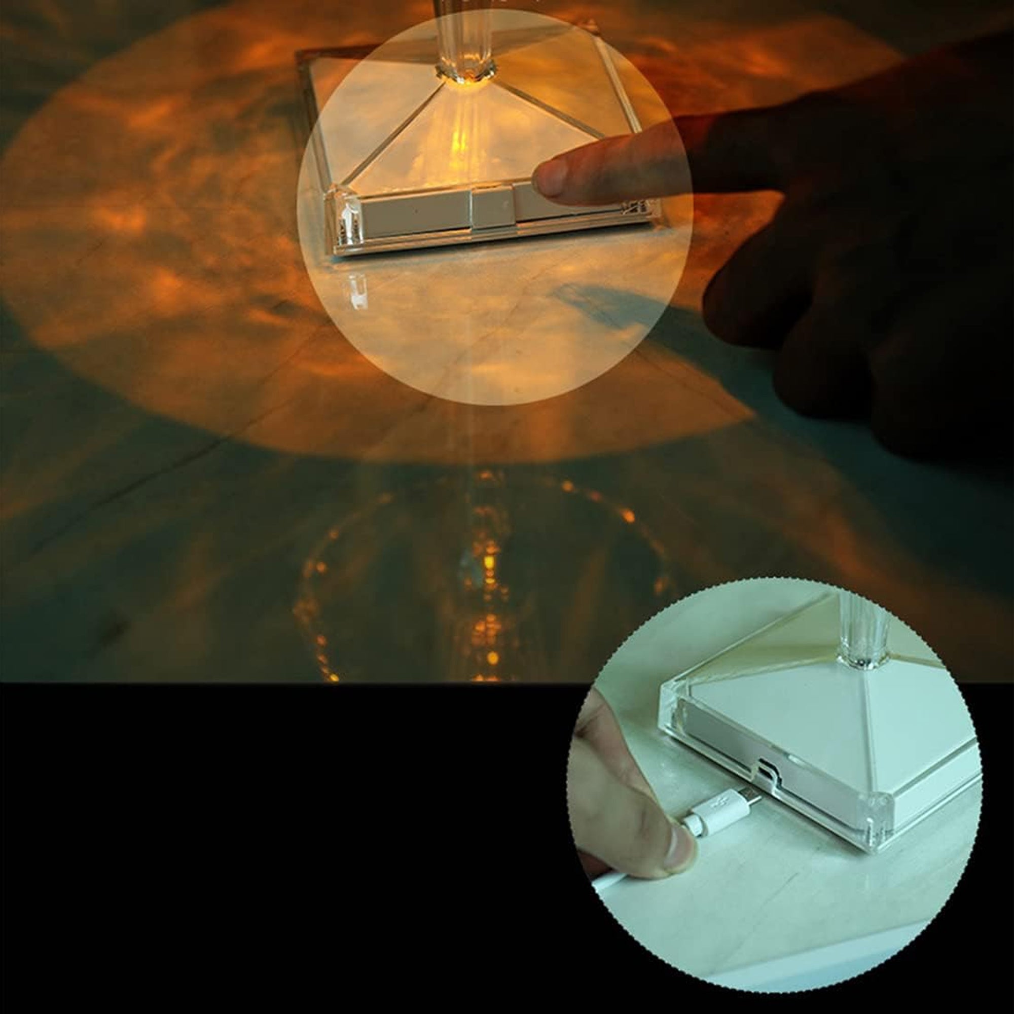 Lampada Da Tavolo Led Diamond