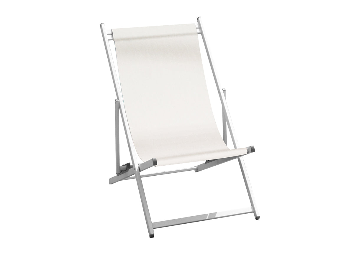 Sdraio Mare Alu Bianco/Text Ecru'