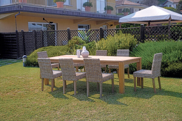 Tavolo Giaca 250X100 In Teak per soggriono, arredo bar ed esterni