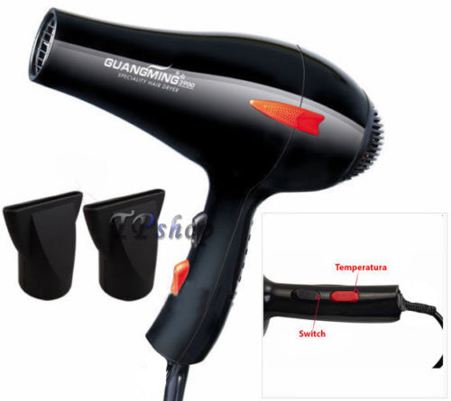 ASCIUGACAPELLI PHON PER CAPELLI CON 2 VELOCITà  2000W RCT-3900