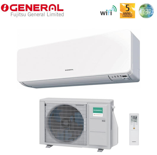 Condizionatore General Fujitsu Inverter serie Performance KG 9000 Btu ASHH09KGTG R-32 Wi-Fi Integrato