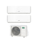 Condizionatore Dual Split General Fujitsu Standard KM 7+12 con AOHG18KBTA2 R-32 Wi-Fi Integrato