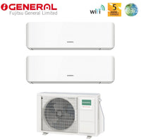 Condizionatore Dual Split General Fujitsu Standard KM 7+9 con AOHG14KBTA2 R-32 Wi-Fi Integrato