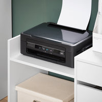 Carrello da ufficio Armadi archivio traslabili Supporto per Stampante 70x40x54 cm ASK02-W