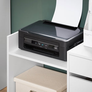 Carrello da ufficio Armadi archivio traslabili Supporto per Stampante 70x40x54 cm ASK02-W