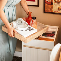 Carrello da ufficio Armadi archivio traslabili Supporto per Stampante 40x40x63 cm ASK03-W