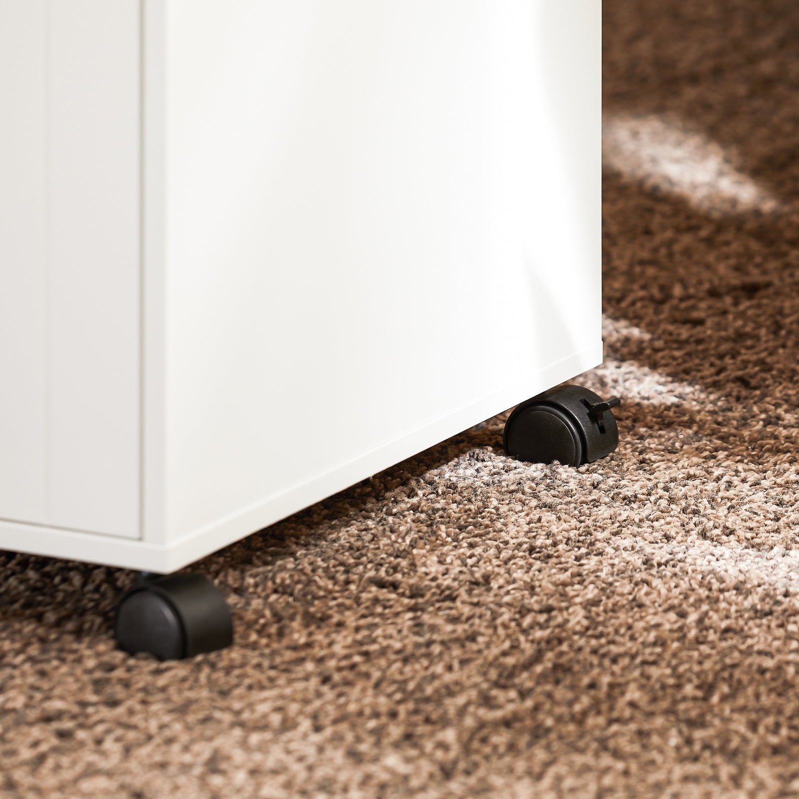 Carrello da ufficio Armadi archivio traslabili Supporto per Stampante 40x40x63 cm ASK03-W