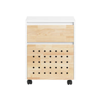 Carrello da ufficio Armadi archivio traslabili Tavolino 45x45x59cm ASK06-WN