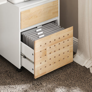 Carrello da ufficio Armadi archivio traslabili Tavolino 45x45x59cm ASK06-WN