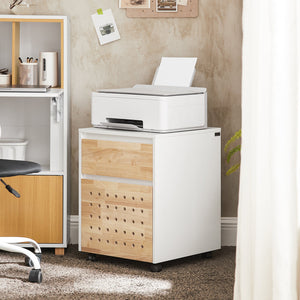 Carrello da ufficio Armadi archivio traslabili Tavolino 45x45x59cm ASK06-WN