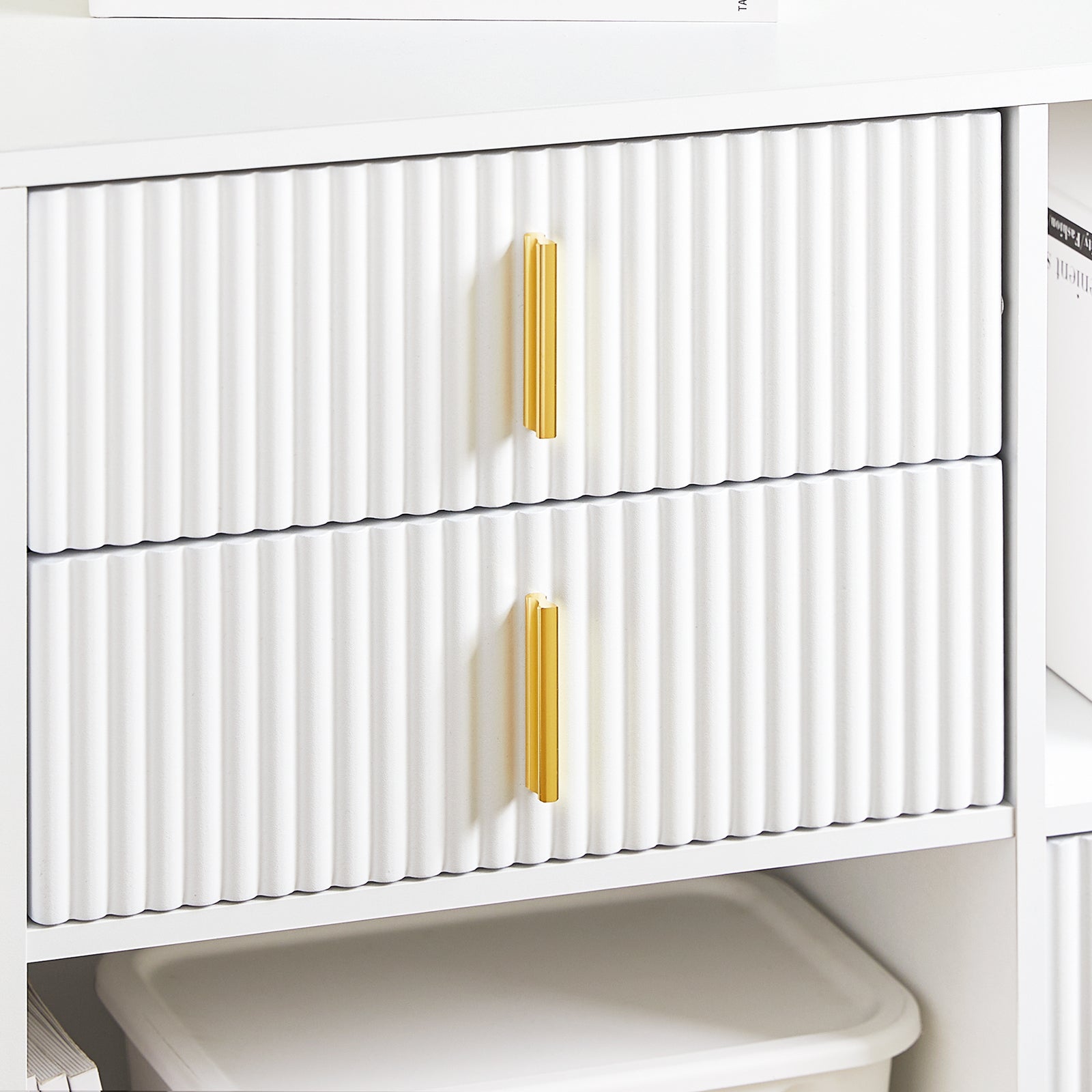 SoBuy Mobiletto Archivio Tavolo e Supporto per Stampante, Mobile Portaoggetti, Armadio Ufficio, Comodino, Tavolino Laterale Bianco, 80x40x75 cm ASK11-W