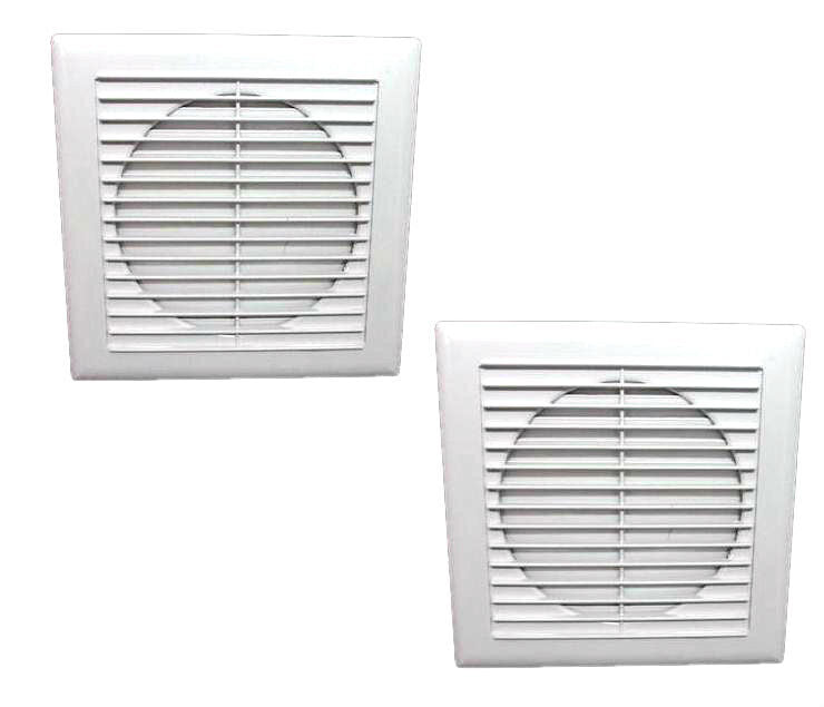 ASPIRATORE ARIA DA MURO 25W VENTOLA ESTRATTORE ELIMINA ODORI CASA UFFICCIO BAGNO