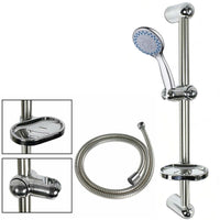 ASTA SALISCENDI CROMATA COLONNA DOCCIA DOCCETTA CON PORTA SAPONETTA Art. 59690