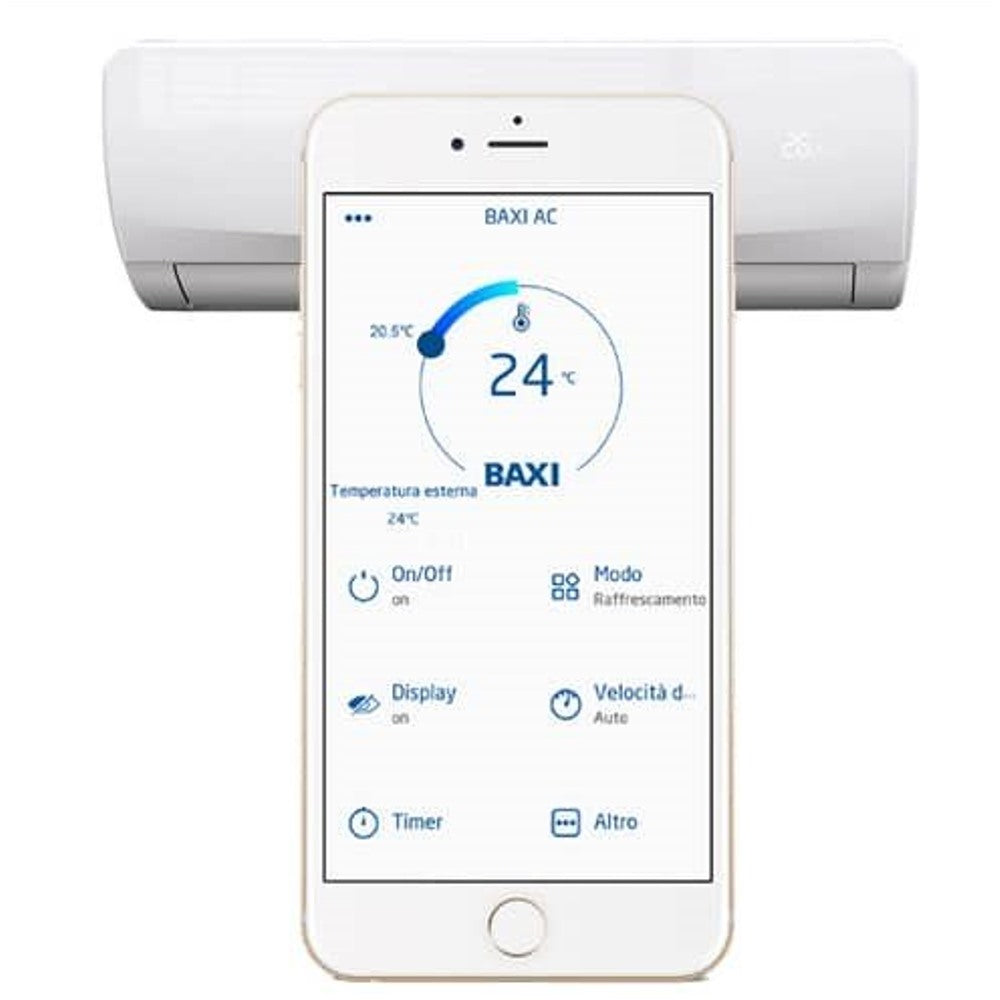 Climatizzatore Condizionatore Baxi Inverter serie ASTRA 24000 Btu JSGNW70 R-32 Wi-Fi Optional - Novità